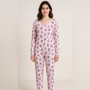 Gingerbread & cupcakes print Women's onesie